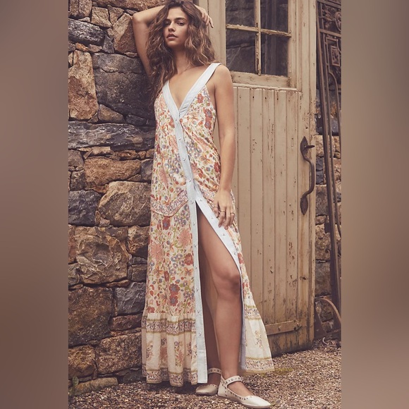 Free People Dresses & Skirts - SOLD Free People Bohemian Maxi Kelso Dress Size Small Oversized
